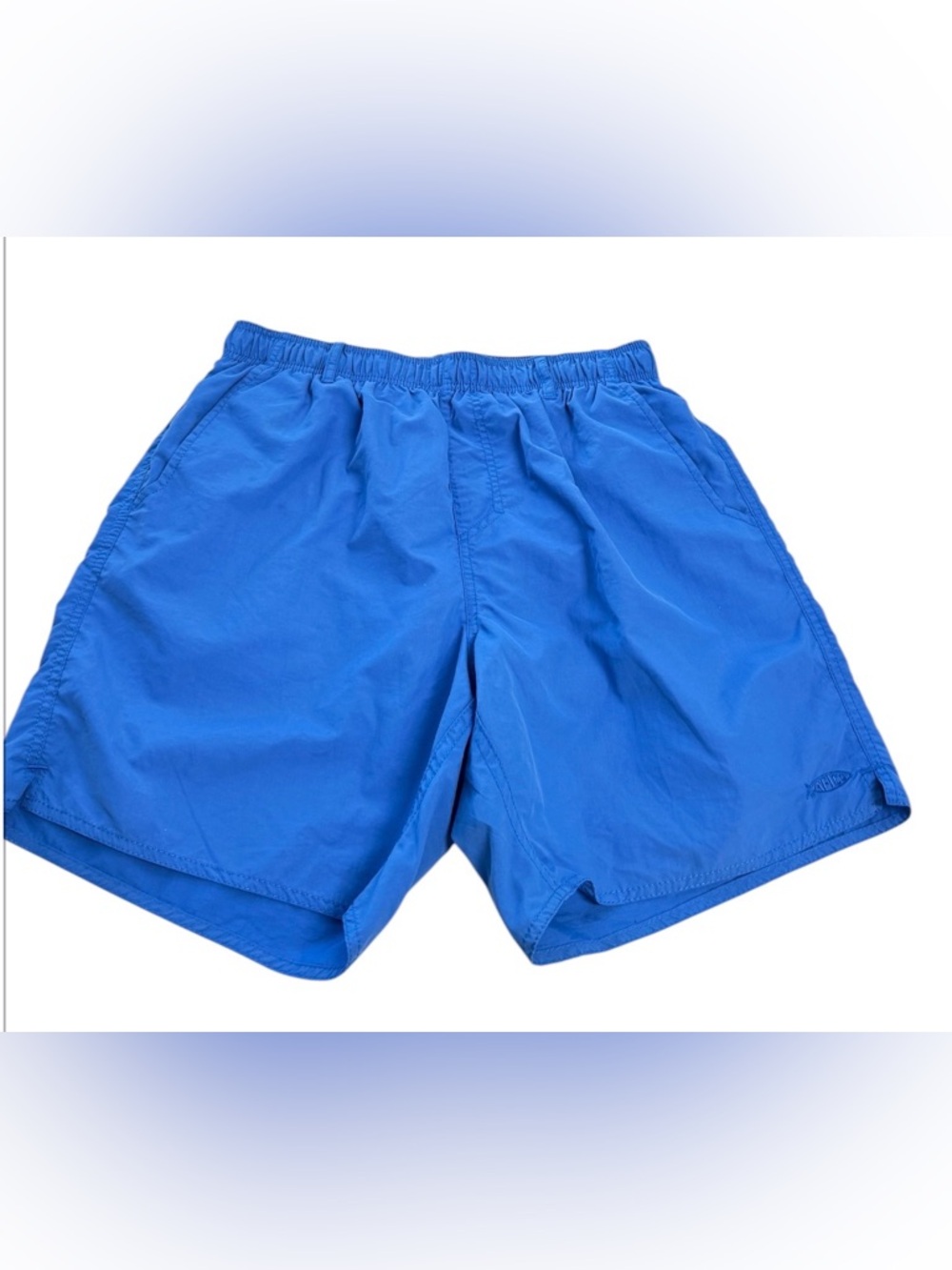 AFTCO Bright Blue Athletic Swim/Fishing Shorts Men’s Medium